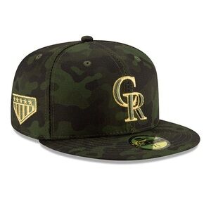7 3/8 Colorado Rockies Armed Forces Day On Field 59FIFTY Baseball Cap